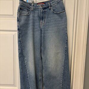 Lucky Jeans Wide Leg Two Toned Jeans Size 30